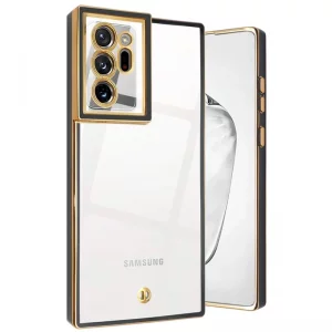 قاب اورجینال الکتروپلیتینگ Samsung Galaxy Note 20 Ultra مدل دور طلایی اسپیس
