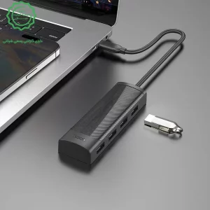 هاب 4 پورت Type-C To USB-A به طول 0.2 متر مدل  5Gbps USB3.0 از برند هوکو مدل Hoco HB41 (نسخه اورجینال وارداتی)