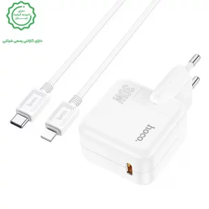 شارژر دیواری 30 وات آی پد و تبلت به همراه کابل 1 متری PD از برند هوکو مدل Hoco C112A (نسخه اورجینال وارداتی))