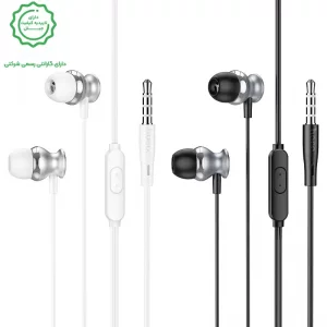 هندزفری سیمی مکالمه دار کانکتور 3.5mm از برند هوکو مدل HOCO M106 (نسخه اورجینال وارداتی)