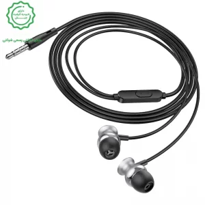 هندزفری سیمی مکالمه دار کانکتور 3.5mm از برند هوکو مدل HOCO M106 (نسخه اورجینال وارداتی)
