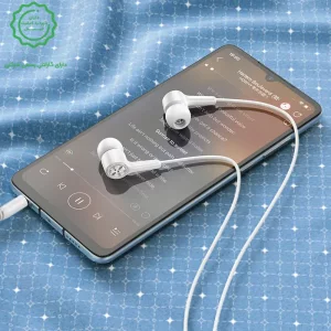 هندزفری سیمی مکالمه دار کانکتور 3.5mm از برند هوکو مدل HOCO M104 (نسخه اورجینال وارداتی)