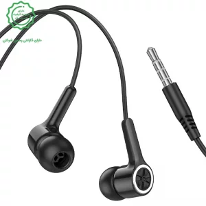 هندزفری سیمی مکالمه دار کانکتور 3.5mm از برند هوکو مدل HOCO M104 (نسخه اورجینال وارداتی)