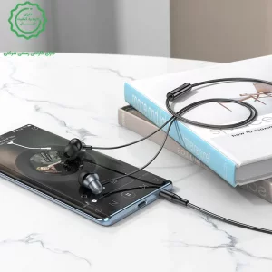 هندزفری سیمی مکالمه دار کانکتور 3.5mm از برند هوکو مدل HOCO M110 (نسخه اورجینال وارداتی)