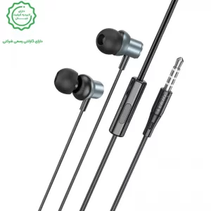 هندزفری سیمی مکالمه دار کانکتور 3.5mm از برند هوکو مدل HOCO M110 (نسخه اورجینال وارداتی)