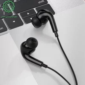 هندزفری سیمی مکالمه دار کانکتور 3.5mm از برند هوکو مدل HOCO M101 Pro (100% اورجینال)