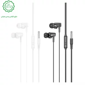 هندزفری سیمی مکالمه دار کانکتور 3.5mm از برند هوکو مدل HOCO M112 (نسخه اورجینال وارداتی)