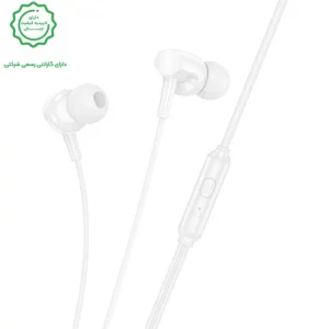هندزفری سیمی مکالمه دار کانکتور 3.5mm از برند هوکو مدل HOCO M112 (نسخه اورجینال وارداتی)