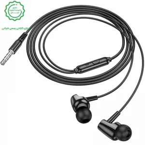 هندزفری سیمی مکالمه دار کانکتور 3.5mm از برند هوکو مدل HOCO M112 (نسخه اورجینال وارداتی)