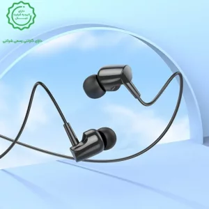 هندزفری سیمی مکالمه دار کانکتور 3.5mm از برند هوکو مدل HOCO M112 (نسخه اورجینال وارداتی)
