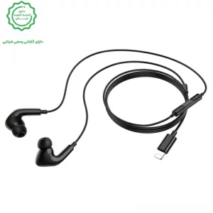 هندزفری سیمی مکالمه دار کانکتور Lightning از برند هوکو مدل HOCO M111 Pro (100% اورجینال)