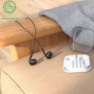 هندزفری سیمی مکالمه دار کانکتور Lightning از برند هوکو مدل HOCO M111 Max (100% اورجینال)