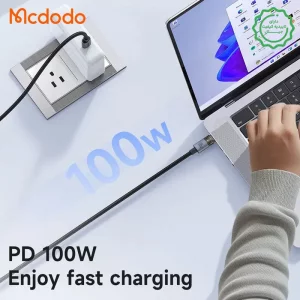کابل شارژ Type-C به Type-C به طول 1.2 متر 100W 3A از برند مک دودو Mcdodo CA-558 (نسخه اورجینال)