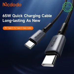 کابل شارژ Type-C به Type-C به طول 1 متر 65W 3.25A از برند مک دودو Mcdodo CA-313 (نسخه اورجینال)