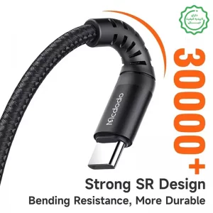 کابل شارژ Type-C به USB به طول 1 متر QC4.0 3A از برند مک دودو Mcdodo CA-227 (نسخه اورجینال)