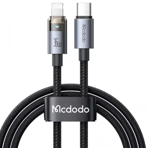 کابل شارژ Lightning به Type-C به طول 1.2 متر 36W 3A از برند مک دودو Mcdodo CA-694 (نسخه اورجینال)