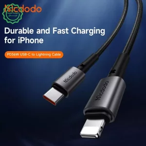 کابل شارژ Lightning به Type-C به طول 1.8 متر 36W PD از برند مک دودو Mcdodo CA-285 (نسخه اورجینال)