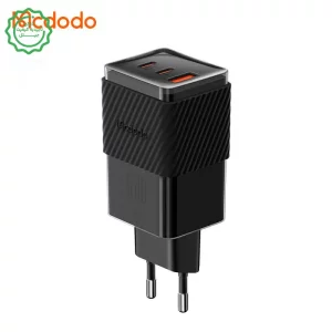شارژر دیواری سه پورت به توان 70 وات Gan 5 mini مک دودو مدل Mcdodo CH-150 (نسخه اورجینال)