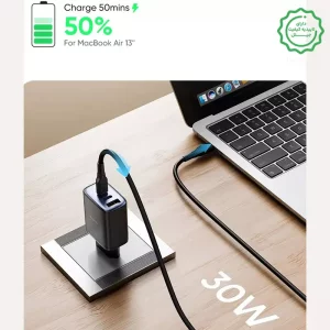 شارژر دیواری 3 پورت به توان 30 وات فست شارژ مک دودو مدل Mcdodo CH-218 (نسخه اورجینال)