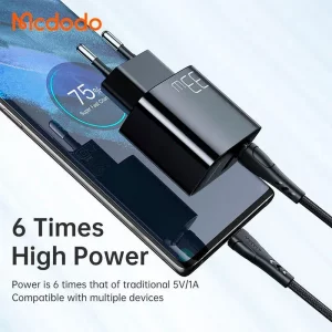 شارژر دیواری 2 پورت به توان 33 وات PD مک دودو مدل Mcdodo CH-092 (نسخه اورجینال)