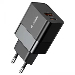 شارژر دیواری 2 پورت به توان 20 وات PD مک دودو مدل Mcdodo CH-195 (نسخه اورجینال)