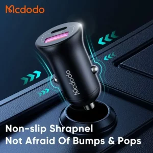 شارژر فندکی 2 پورت به توان 45 وات PD SFC2.0 مک دودو مدل Mcdodo CC-268 (نسخه اورجینال)