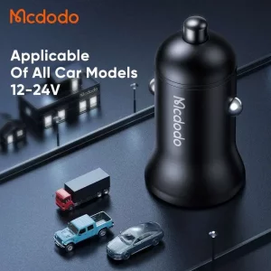شارژر فندکی 2 پورت به توان 45 وات PD SFC2.0 مک دودو مدل Mcdodo CC-268 (نسخه اورجینال)
