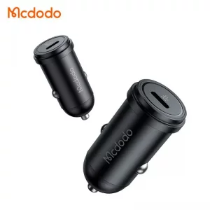 شارژر فندکی 30 وات PD به همراه کابل لایتنینگ به تایپ سی مک دودو مدل Mcdodo CC-749 (نسخه اورجینال)