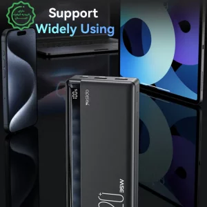 پاوربانک 3 پورت 20.000Mah و توان 35W یسیدو مدل YESIDO YP51 (100% اورجینال)