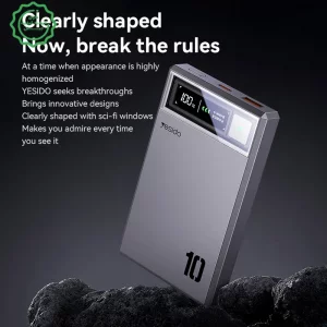 پاوربانک مگ سیف دار 2 پورت 10.000Mah و توان 20W PD یسیدو مدل YESIDO YP61 (100% اورجینال)