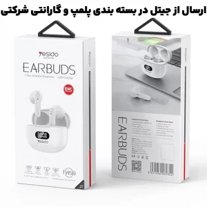 هدست بلوتوثی ENC+TWS از برند یسیدو مدل Yesido TWS 19 (نسخه اورجینال وارداتی)
