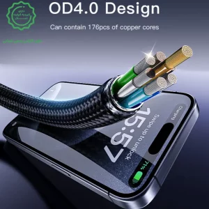 کابل شارژ دو سر تایپ سی به طول 1.2 متر و توان 60W 3A مدل YESIDO CA181 (100% اورجینال)