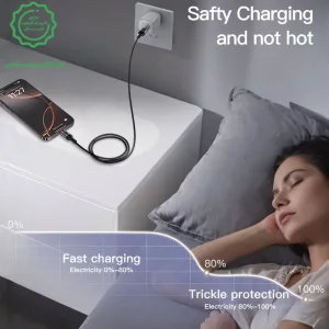 کابل شارژ دو سر تایپ سی به طول 1.2 متر و توان 60W 3A مدل YESIDO CA181 (100% اورجینال)