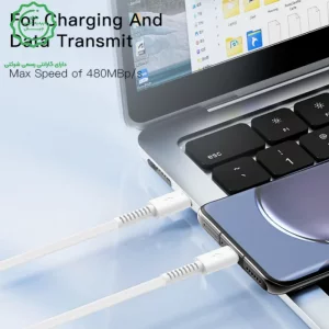 کابل شارژ دو سر تایپ سی به طول 1 متر و توان 60W مدل YESIDO CA154 (100% اورجینال)