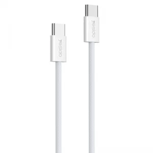 کابل شارژ دو سر تایپ سی به طول 1.2 متر و توان 60W مدل YESIDO CA163 (100% اورجینال)