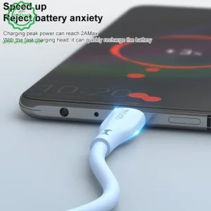 کابل شارژ تایپ سی به طول 1 متر و توان 2A مدل YESIDO CA119C (100% اورجینال)