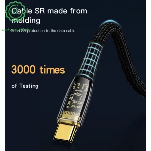 کابل شارژ دو سر تایپ سی به طول 1.2 متر و توان 100W مدل YESIDO CA103 (100% اورجینال)