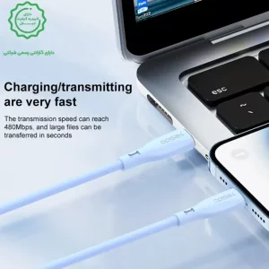 کابل شارژ لایتنینگ به تایپ سی به طول 1 متر و توان 20W PD مدل YESIDO CA151 (100% اورجینال)