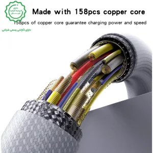 کابل شارژ لایتنینگ به تایپ سی به طول 1.2 متر و توان 27W PD مدل YESIDO CA170 (100% اورجینال)