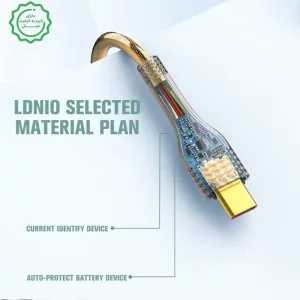 کابل شارژر Type-c به طول 1متر 30 وات مدل LDNIO LS651 (نسخه اورجینال)
