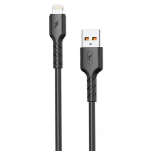 کابل شارژ USB به Lightning به طول 1 متر 2.4 آمپر از برند دلفین مدل SKY Dolphine S07L (100% اصلی)