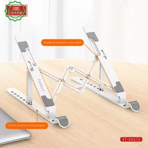 استند و پایه نگهدارنده لپ تاپ تاشو از برند ایرلدوم مدل EARLDOM EH173 (100% اورجینال)
