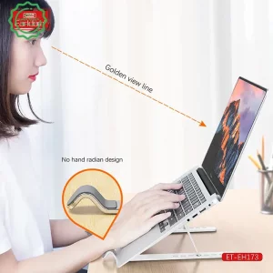 استند و پایه نگهدارنده لپ تاپ تاشو از برند ایرلدوم مدل EARLDOM EH173 (100% اورجینال)