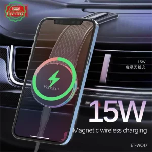 هولدر و شارژر وایرلس مگ سیف 15W از برند ایرلدوم مدل EARLDOM WC47 (100% اورجینال)