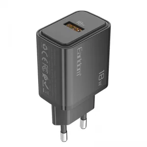 آداپتور شارژ دیواری 18W QC3.0 از برند ایرلدوم مدل Earldom EU49 (100% اورجینال)