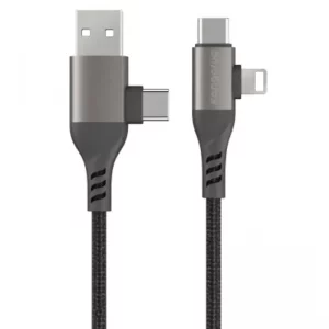 کابل فست شارژ چند منظوره 4 در 1 به طول 1 متر