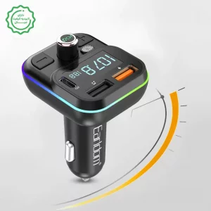 پخش کننده بلوتوث FM و شارژر فندکی خودرو مدل Earldom M86 (100% اورجینال)