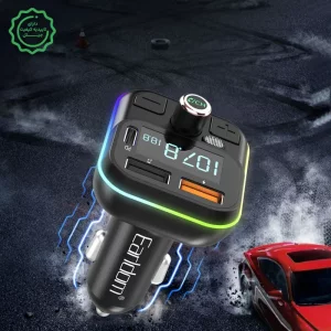پخش کننده بلوتوث FM و شارژر فندکی خودرو مدل Earldom M86 (100% اورجینال)