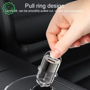 شارژر فندکی فست شارژ 30W PD دو پورت مدل Yesido Y68 (100% اورجینال)