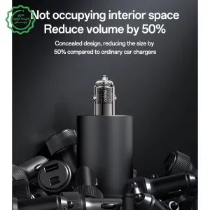 شارژر فندکی فست شارژ 30W PD دو پورت مدل Yesido Y69 (100% اورجینال)